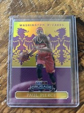 Paul Pierce 2014 Panini Excalibur Crusade Purple Prizm  #22  /75 NBA HOF