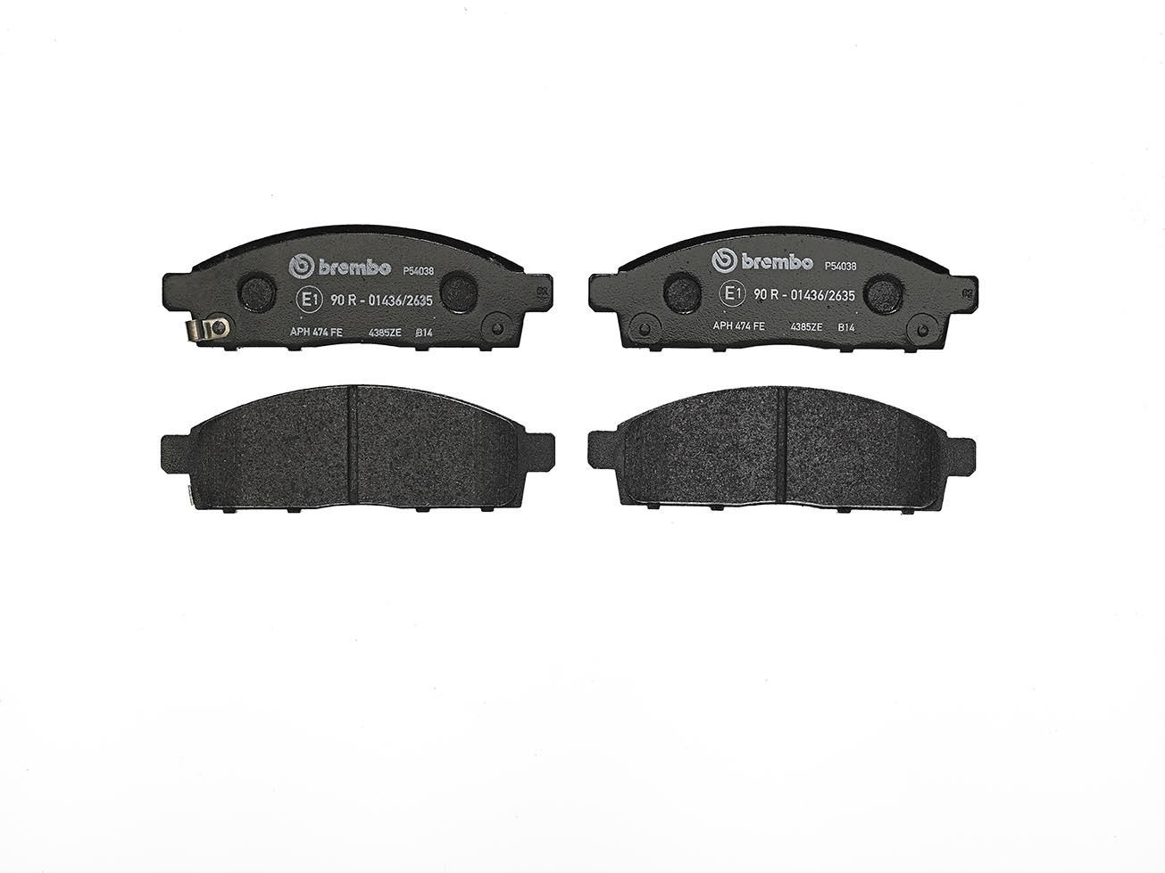 Brembo Bremsbelagsatz, Scheibenbremse P 54 038 Für Fiat Mitsubishi (Gac) - Bild 4