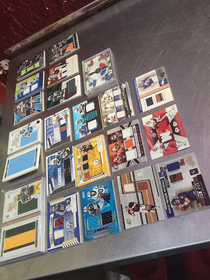 NFL Panini & Topps Double/Triple/Quadruple Patch Collection + 2 Rookie Booklets  - Image 2 of 4