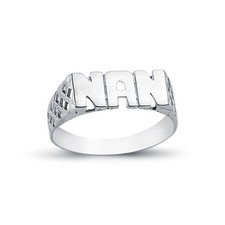 Ring Sterling Silver Nan Filligree Shoulders ...