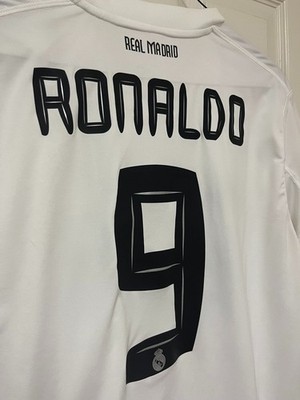 EUC 2010/11 #9 Cristiano Ronaldo Real Madrid Home Jersey Adidas