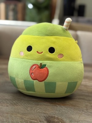 Jean the Apple Juice Box Squishmallows Stofftier Neu ohne Etikett - sehr selten!