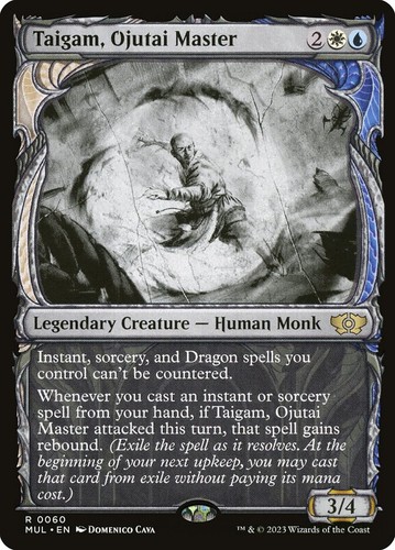 Taigam, Ojutai Master Foil Borderless (Multiverse Legends) #60 MTG near mint