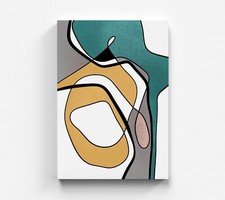 Canvas Prints Abstract Four Variations Museum Art Coloured Home Decoration Art