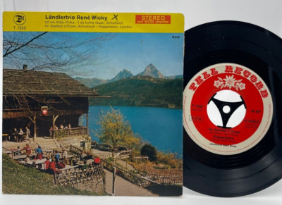 Vinyl 45 Umdrehungen Im Seefeld z'cham / I de hohle gass Ländlertrio Renè Wicky