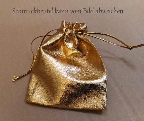 ECHT GOLD *** Viereck 4eck Anhänger Engel Schutzengel, optional mit Kette - Picture 3 of 7