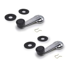 Pair Chrome Window Crank Handle Interior Manual For Nissan Datsun 720 1980 - 91 Pair Chrome Window Crank Handle Interior Manual For Nissan Datsun 720 1980 - 91