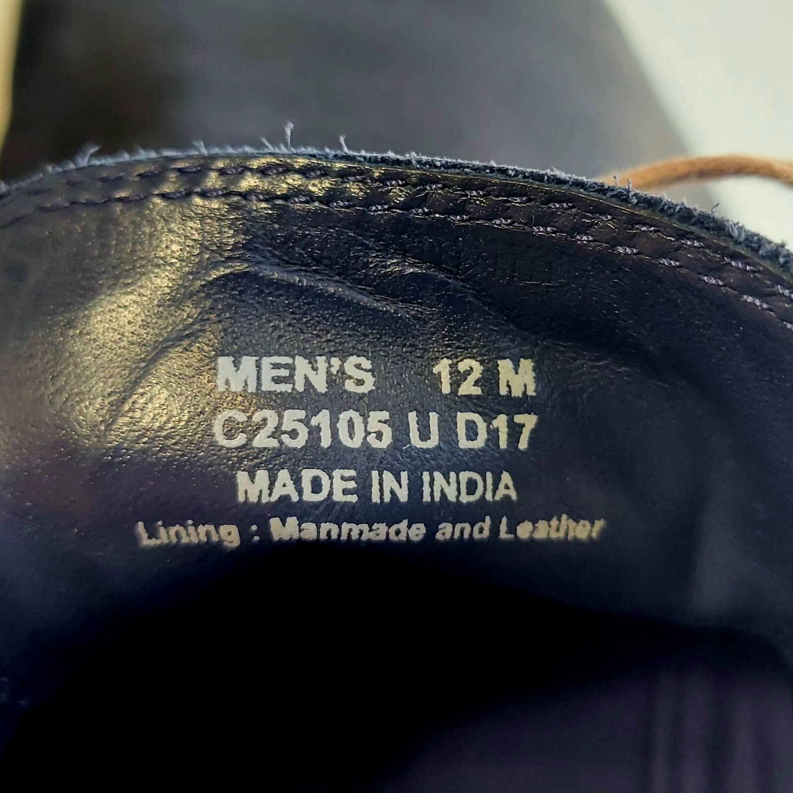 SAOLA Scarpe Cole Haan Tyler Grand Plain Ox uomo 12M blu marino pelle cerata C25105