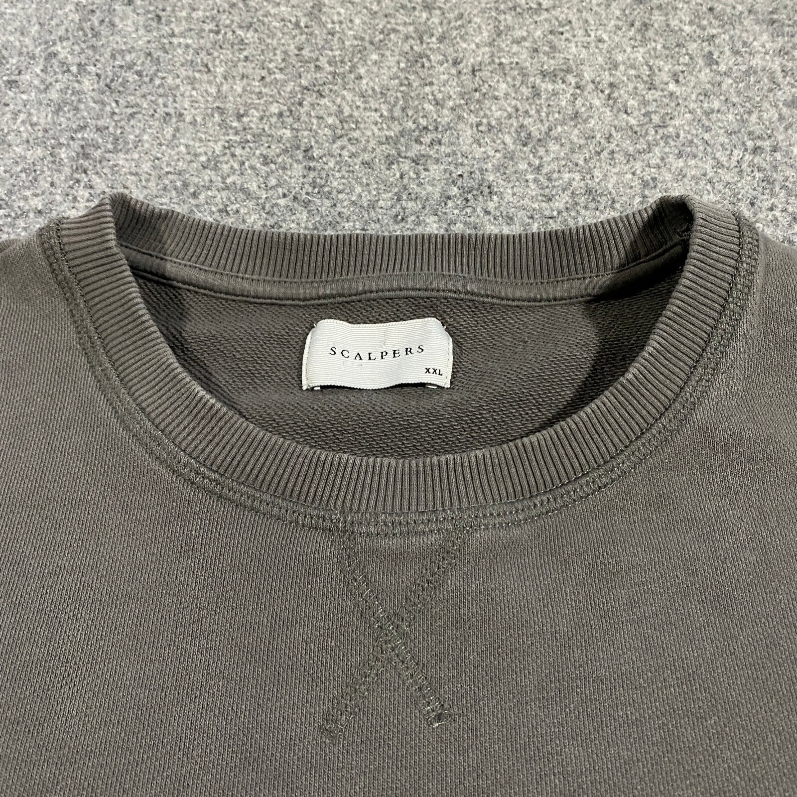 Scalpers Basic Skull French Terry Sweatshirt Adul… - image 8