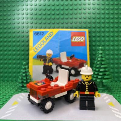 LEGO 6612 Fire Brigade Captain Car Old LEGO 1986 CITY | eBay