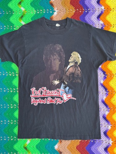 Vintage Rod Stewart 1991 Vagabond Heart Tour T-Shirt Size XL