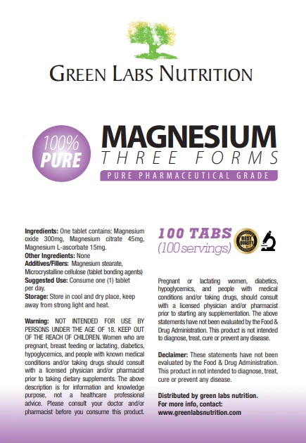 Magnesium Three Forms Complex Tablets – Energy, Muscle Function & Bone Health - Image 3 of 4