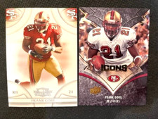 NFL - Frank Gore 2008 Donruss Threads & 2008 Upper Deck ICONS - 49'ers
