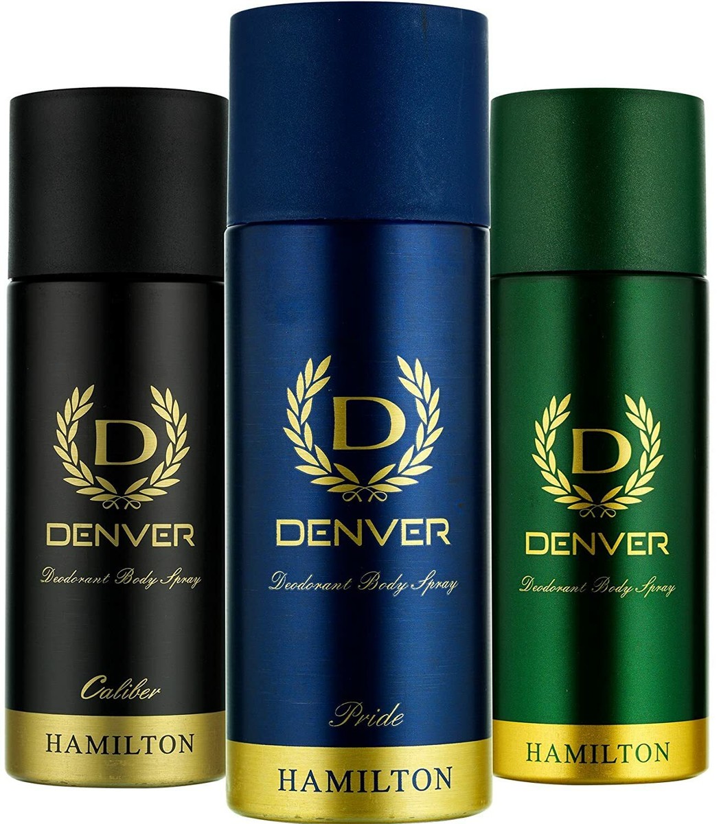 Denver Deo, Hamilton, Caliber Pride Body Spray 165 ml (Pack of