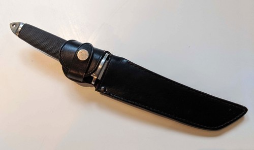 Cold Steel Magnum Tanto II San Mai Stainless Steel Japan 7.5" w/ Leather Sheath