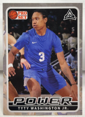 TyTy Washington Jr 2022 Leaf The National Convention Pro Set Power ARC#PSB-08 SP