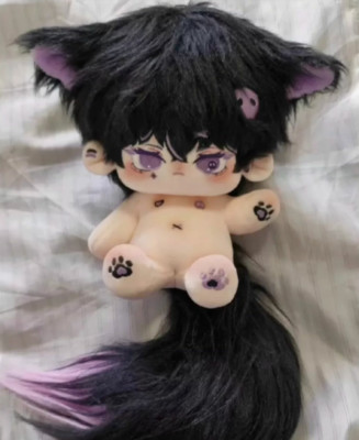 No Attributes Monster Purple Plush 20cm Doll Stuffed Anime Plushie Toys Gift