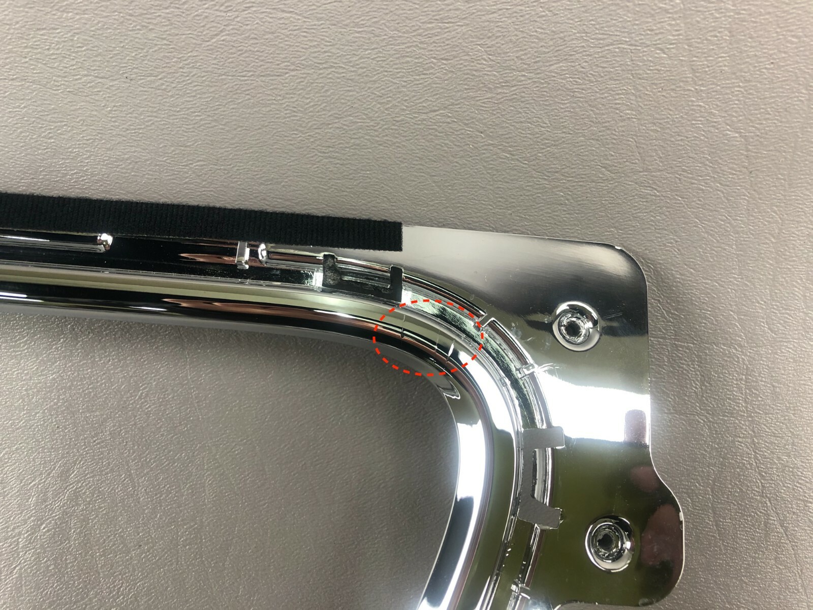 2018-2020 Bentley Continental GT Rear Bumper Lincense Plate Surround Trim OEM