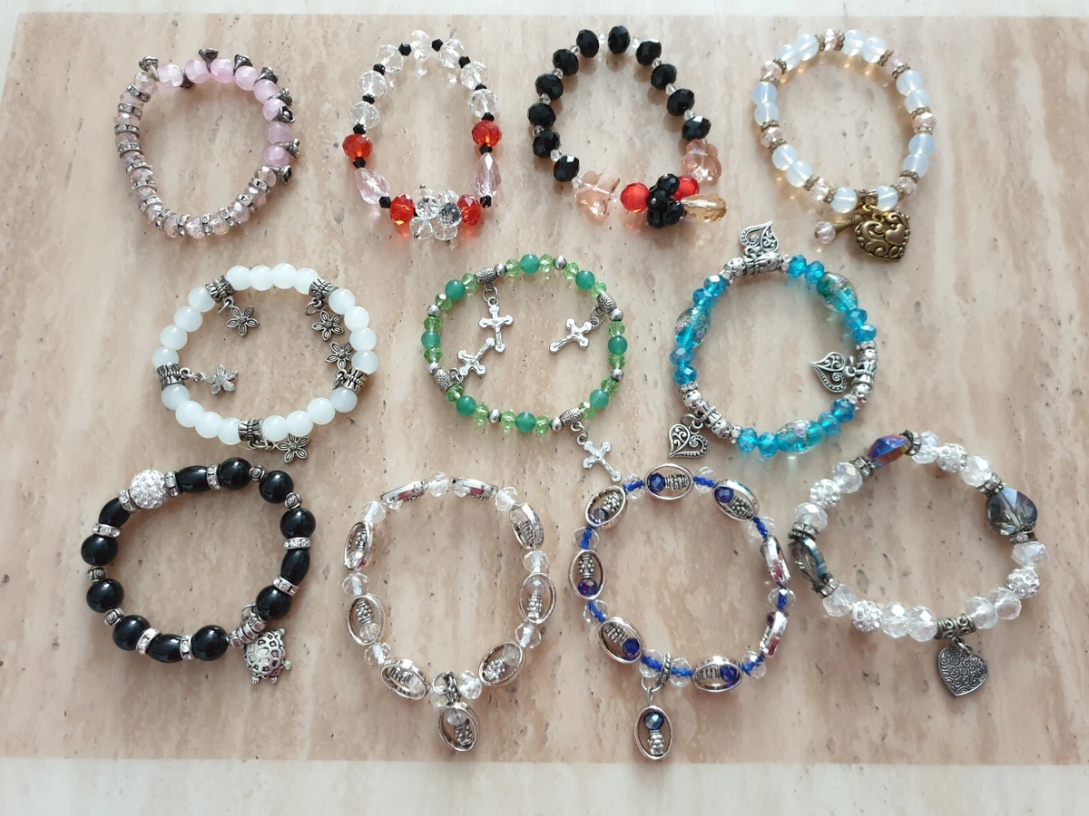 Elastic charm bracelet deals