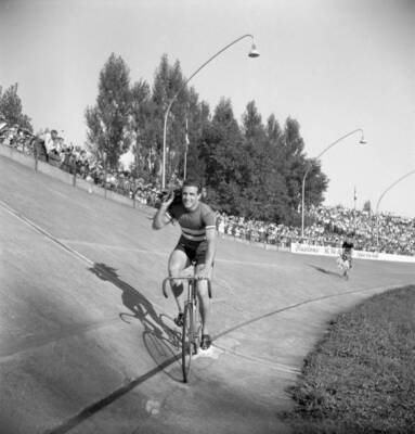 Photo De Presse Cyclisme Georges Senfftleben - Parc Des Princes 30/08/1952