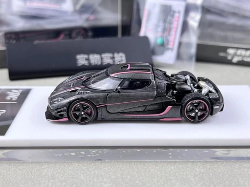 TPC 1:64 Full Carbon Pink One 1 Super Racing Sport Model Diecast Metal Car - Picture 7 of 9