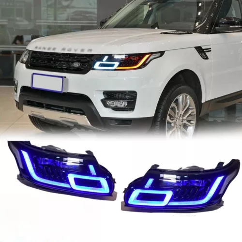 For Land Rover Range Rover Sport 14-17 Upgrade 2018+ style LED Modified Headamp - Picture 2 of 10