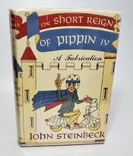 John Steinbeck THE SHORT REIGN OF PIPPIN IV  1957 Vintage bomc Hardcover w/DJ