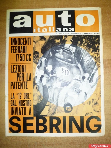 Auto Italian - Year 44 - N.14(4 April 1963) The 12 Hours Of Sebring - Magazine