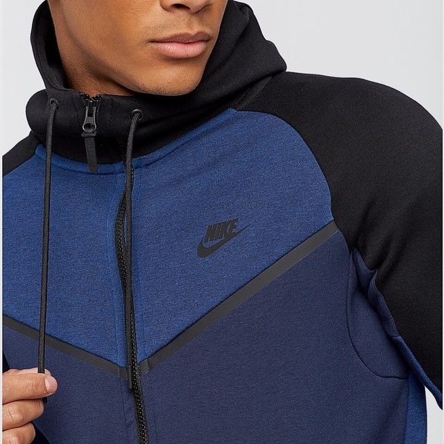 nike tech fleece windrunner obsidian