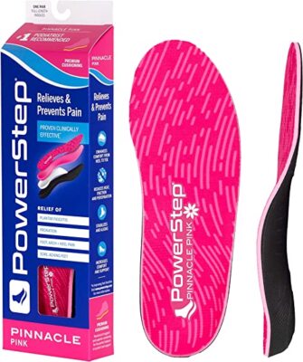 Powerstep Women's Pink (All Sizes) ''Neutral'' Orthotic Arch Support Insole System
