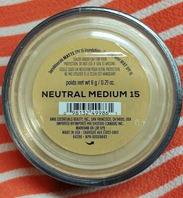 Fond De Teint BareMinerals Matte SPF15 - Teint Fair 57978 - Hydratant Et Couvrant