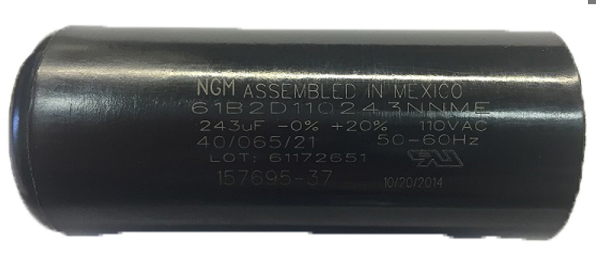 NGM 61B2D110243NNME, 157695-37 OEM START CAPACITOR, 243-292 MFD