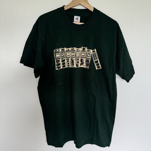 Vintage Borders Books T-Shirt Mens Large Books & Music Bookstore Cincinnati Tee