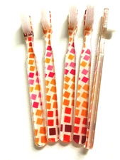 10-PACK FUN Vintage NEW Designer Toothbrush By Alan Stuart New York