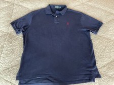 Polo Ralph Lauren Soft Polo Shirt Mens XL Blue  Red Pony