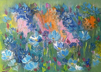 Ölgemälde Blumen Floral Moderne Kunst Impressionismus Wanddekor Geschenk
