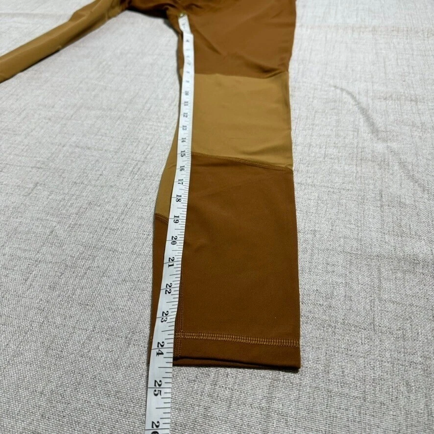 Leggings Lululemon colorblock cintura alta calça atlética ioga tamanho 4 - Imagem 4 de 4