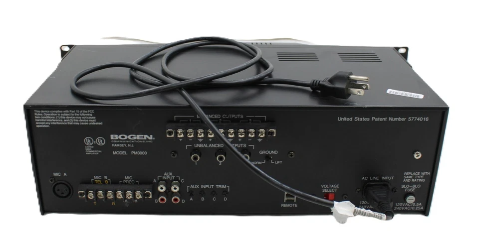 Bogen PM3000 ProMatrix - Digitally Matrixed Preamplifer - Image 2 of 3