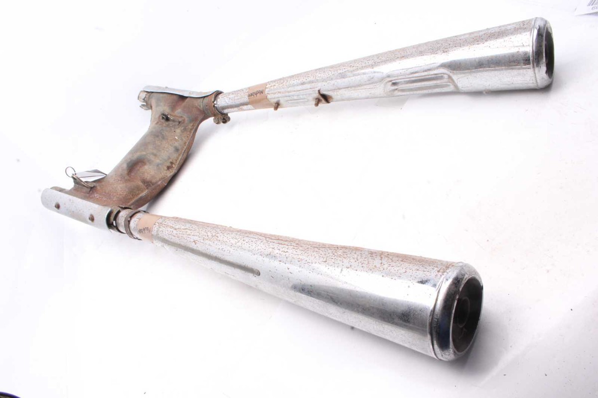 cb400 裏コム exhaust collector silencer Honda CB 400 N CB400N 78-85 | eBay