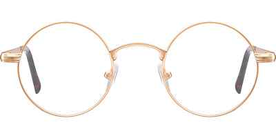 Komplettbrille Damen/Herren M5 Gold incl. Sehstärke auch Gleitsicht Super- ET