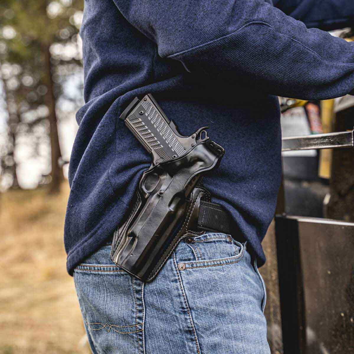 Galco FLETCH FL202B Hi-ride Belt Holster for Beretta 92, 96