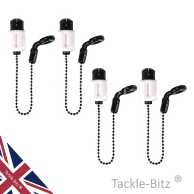 Pro Ace White Bobbins Bite Indicators Short 13cm Chain For Fishing Bite  Alarms UK