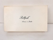 Vintage Billpak Artisans In Leather Ms. Secretary Check Clutch Brown Original Bo