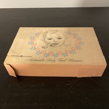 Vintage General Electric Automatic Blue Baby Food Warmer With Box And Extras