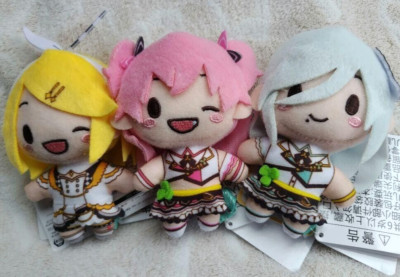 Project Sekai Fuwa Puchi Mini Mascot Plush Airi & Shizuku & Rin Set of 3 SEGA