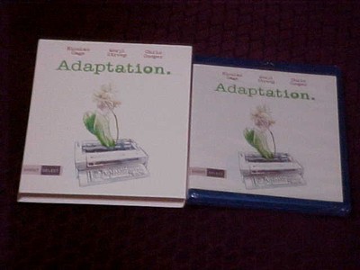 Adaptation. Blu-ray Disc Nicolas Cage Meryl Streep, New Sealed W/Slipcover