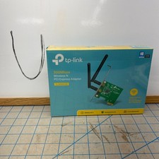 TP-Link TL-WN881ND 300Mbps MIMO WPA2 Wireless Card PCIe Wi-Fi Adapter Win 10 8 7