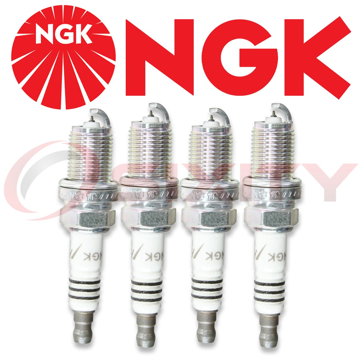 4 X New NGK IRIDIUM IX Resistor Performance Power Spark Plugs BKR7EIX # 2667