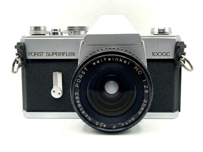 Porst Superflex 1000C + Porst 35mm f/2.8 Kit Set Analog SLR 35mm Kamera Objektiv