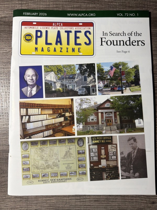 PLATES Magazine Vol. 72 No. 1
